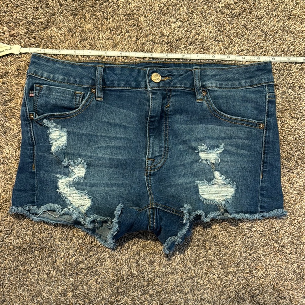 Sz 29 Vigoss Stretchy Distressed Denim Women's Shorts